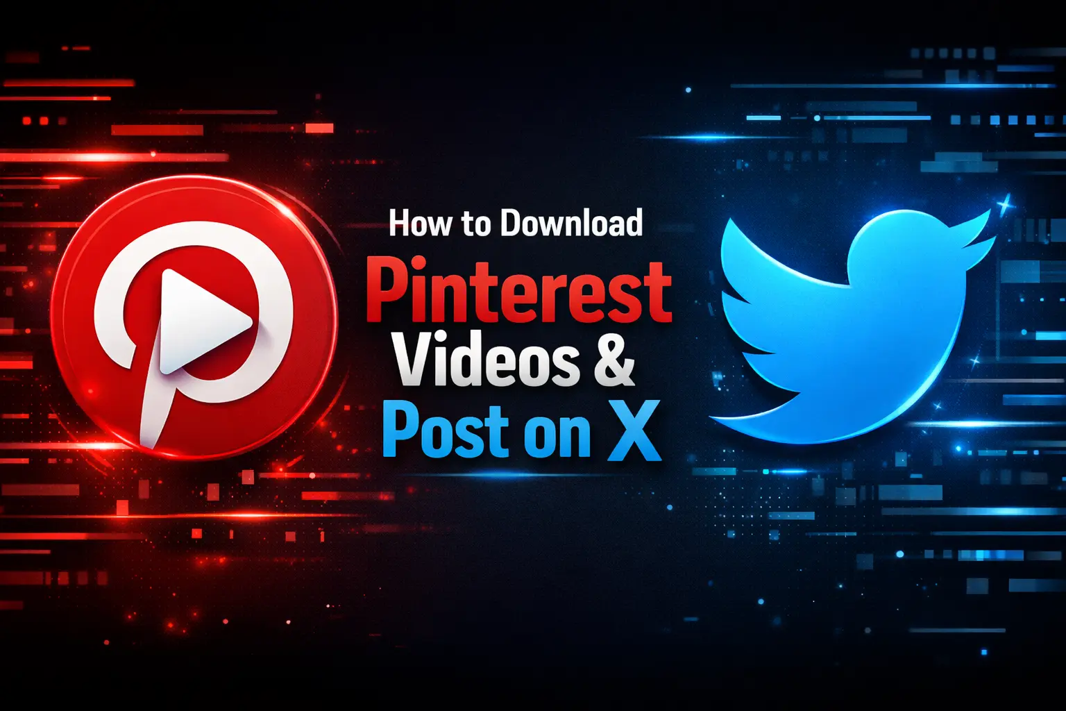 download Pinterest video and post on X